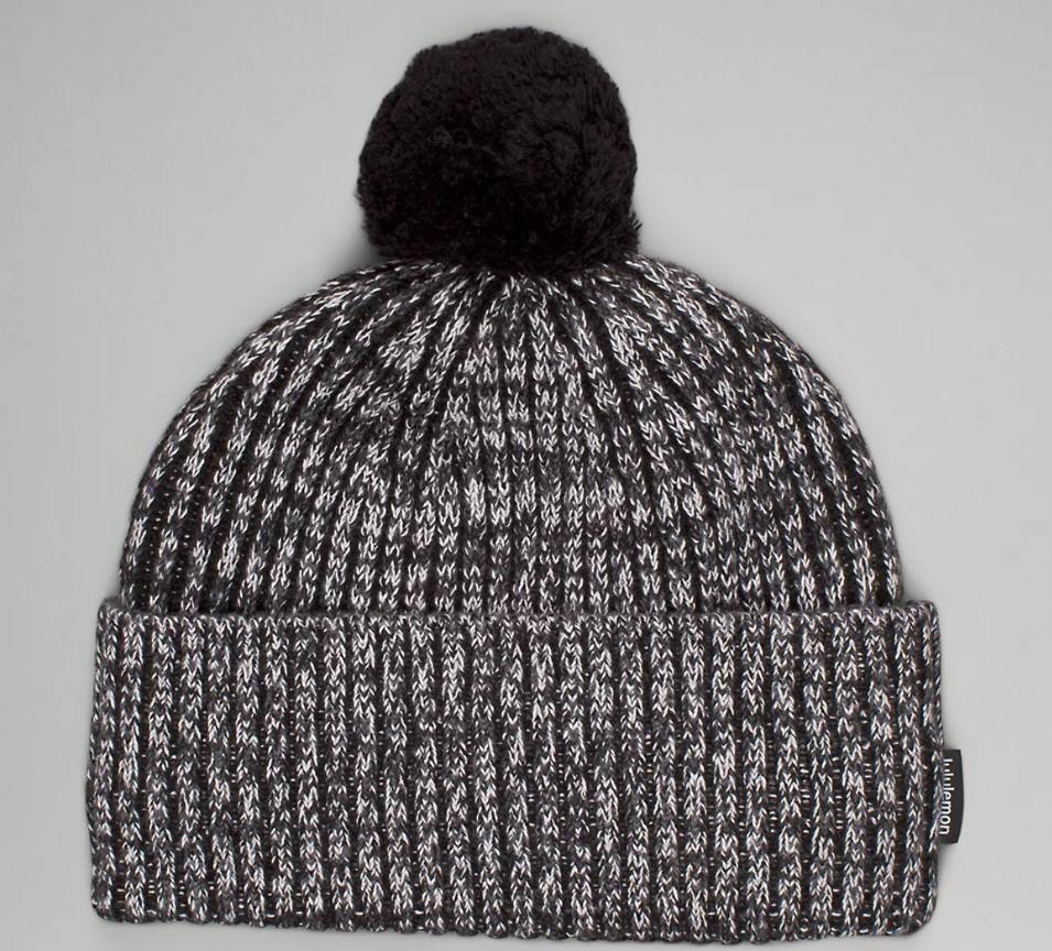 lululemon Womens Textured Fleece-Lined Knit Beanie Hat for $19 Shipped