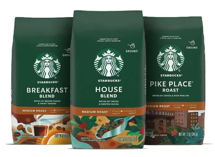 Starbucks Ground Coffee Variety Pack 3 Pack for $14.93