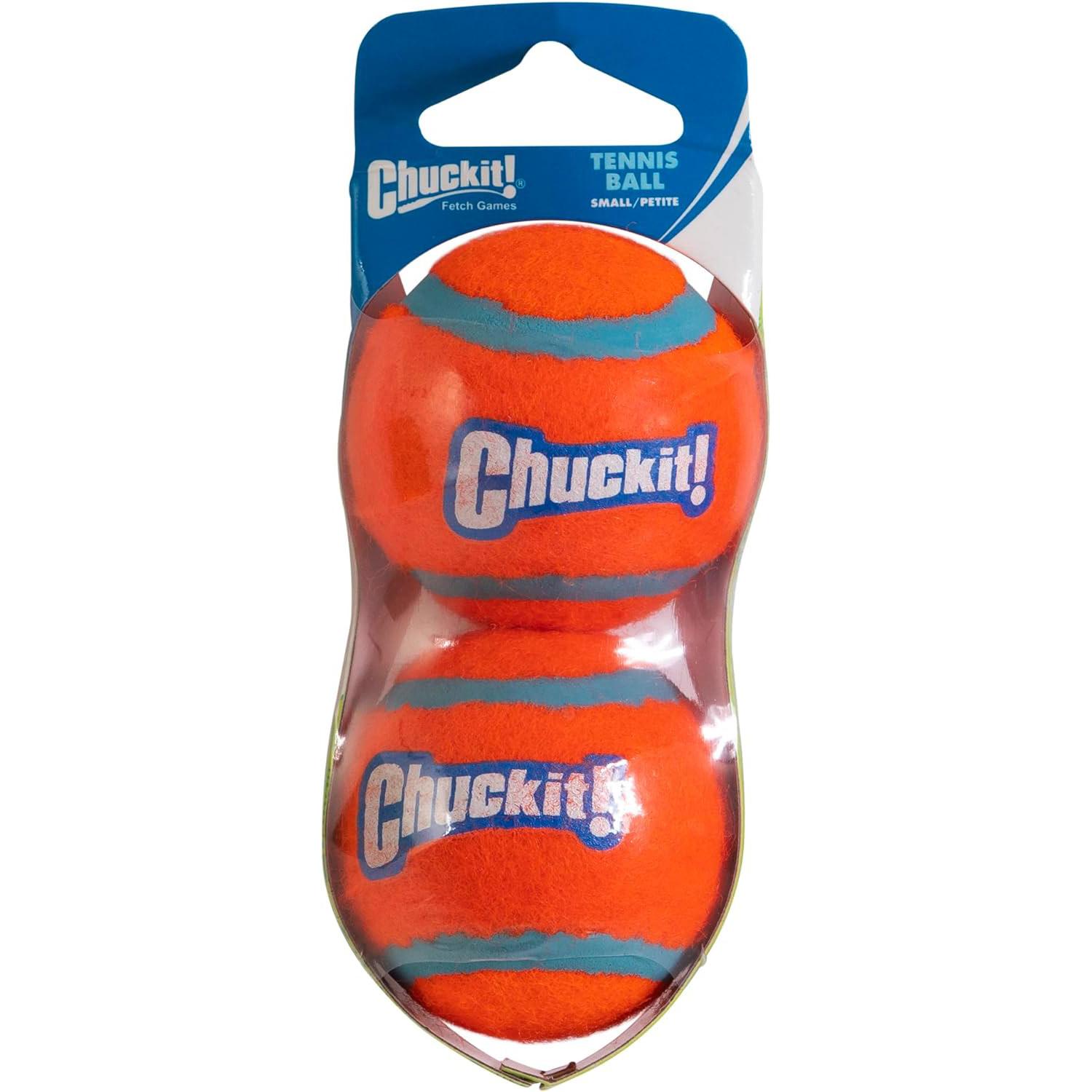 Chuckit Dog Small Tennis Ball Dog Toy 2 Pack for $2.20