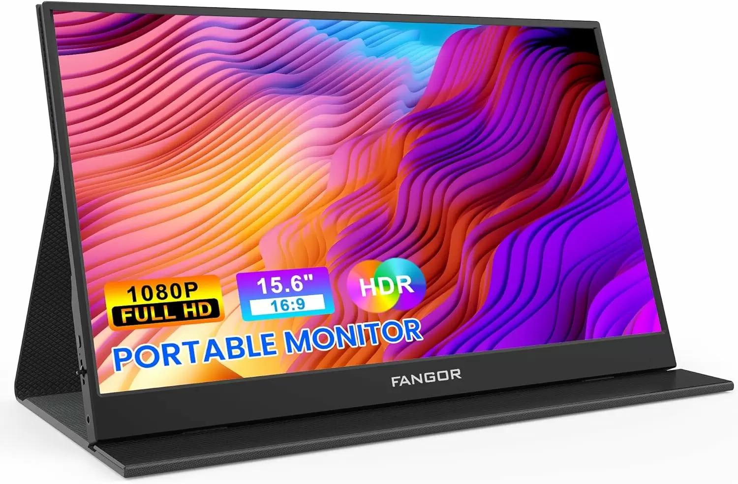 15.6in Fangor Portable Monitor with Magnetic Cover for $69.97 Shipped