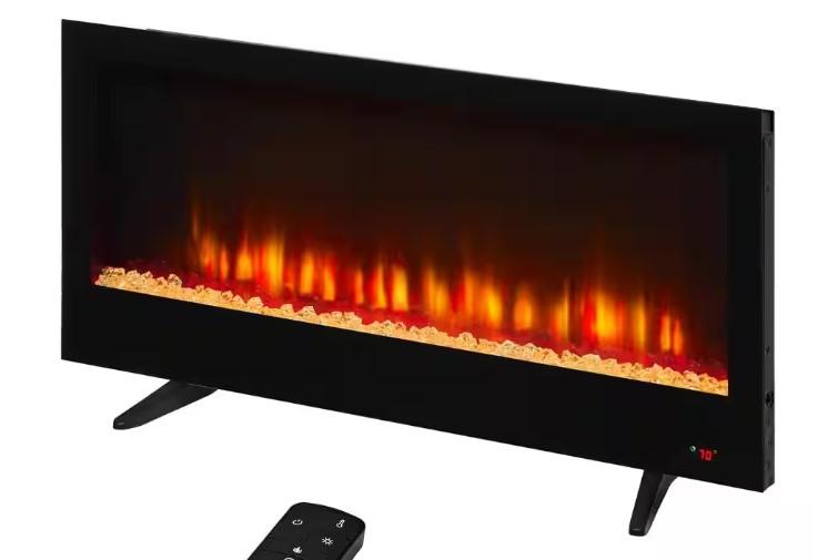 42in Home Decorators Collection Wall Mount Electric Fireplace for $99 Shipped