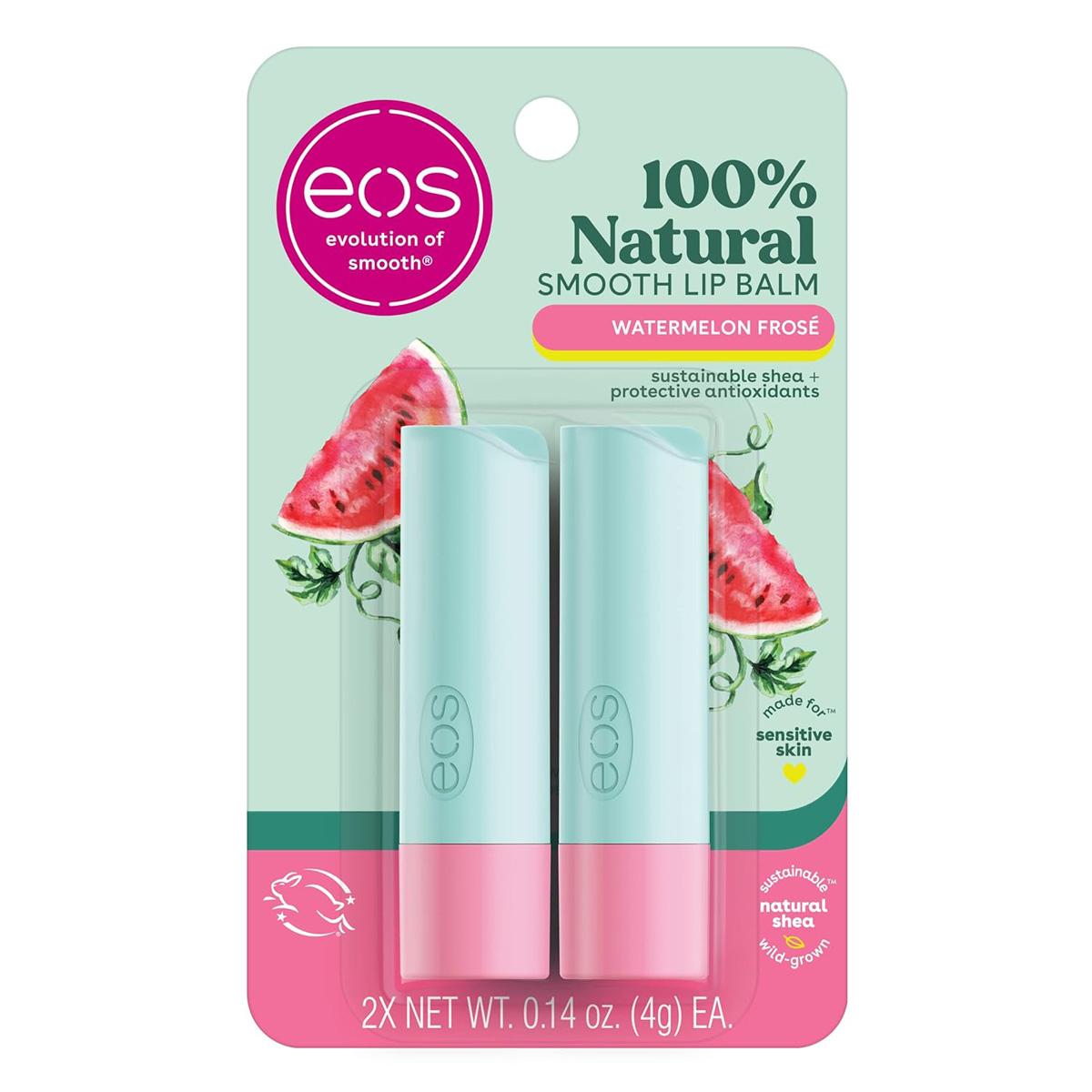eos Natural Shea Lip Balm 3 Pack for $3.07