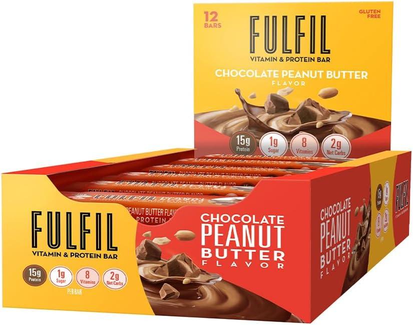 Fulfil Peanut Butter Vitamin and Protein Bars 12 Pack for $13.49