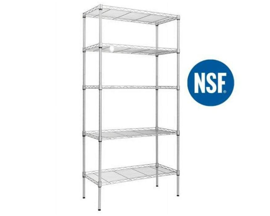 Ktaxon 5-Tier Wire Shelving Unit Storage Rack for $39.99 Shipped