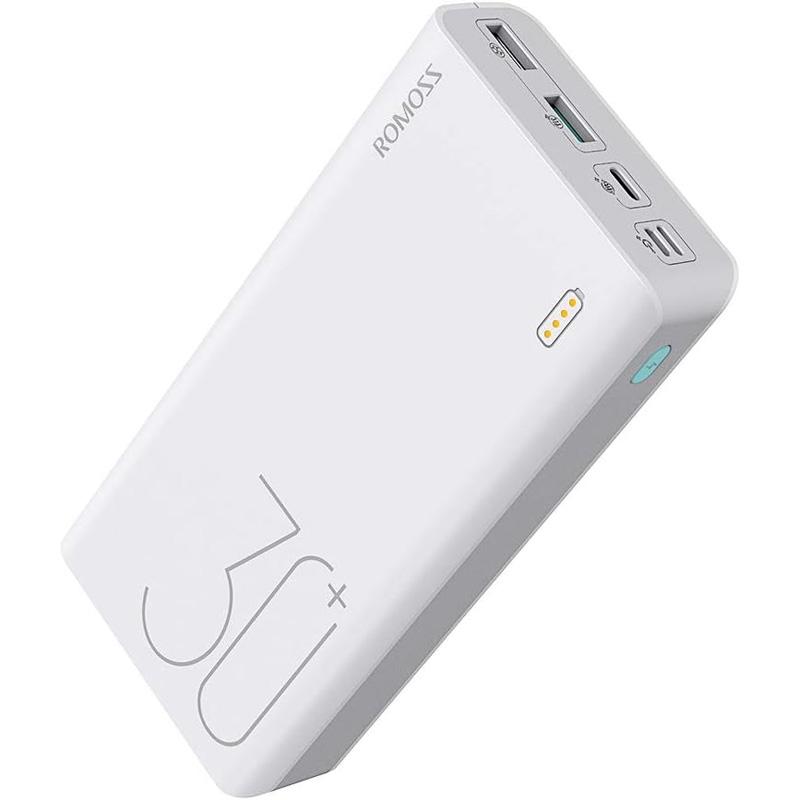 Romoss Sense 8+ 30000mAh 18W Fast Charge Lightning Power Bank for $19.99 Shipped
