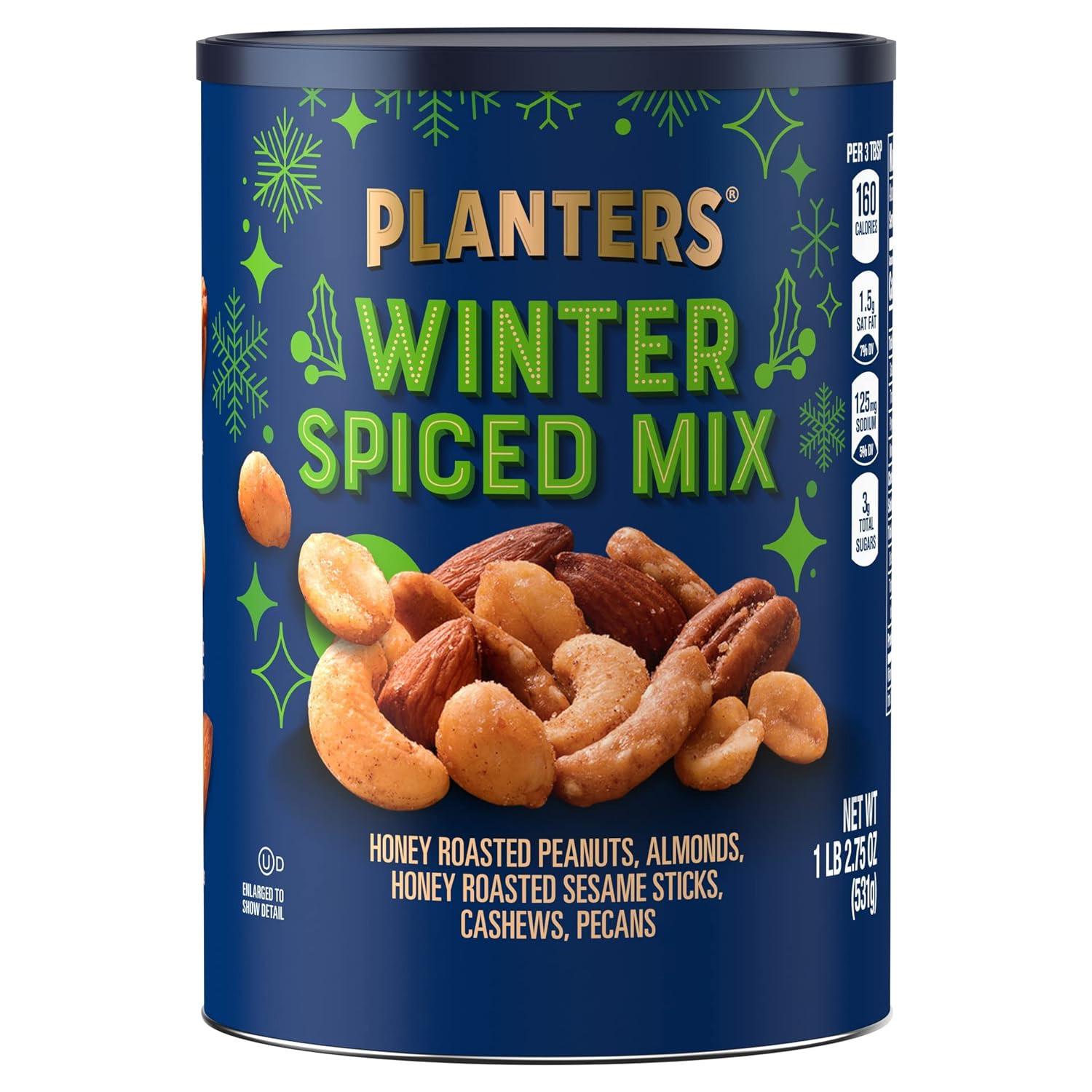 Planters Mixed Nuts Winter Spiced Mix for $5.30