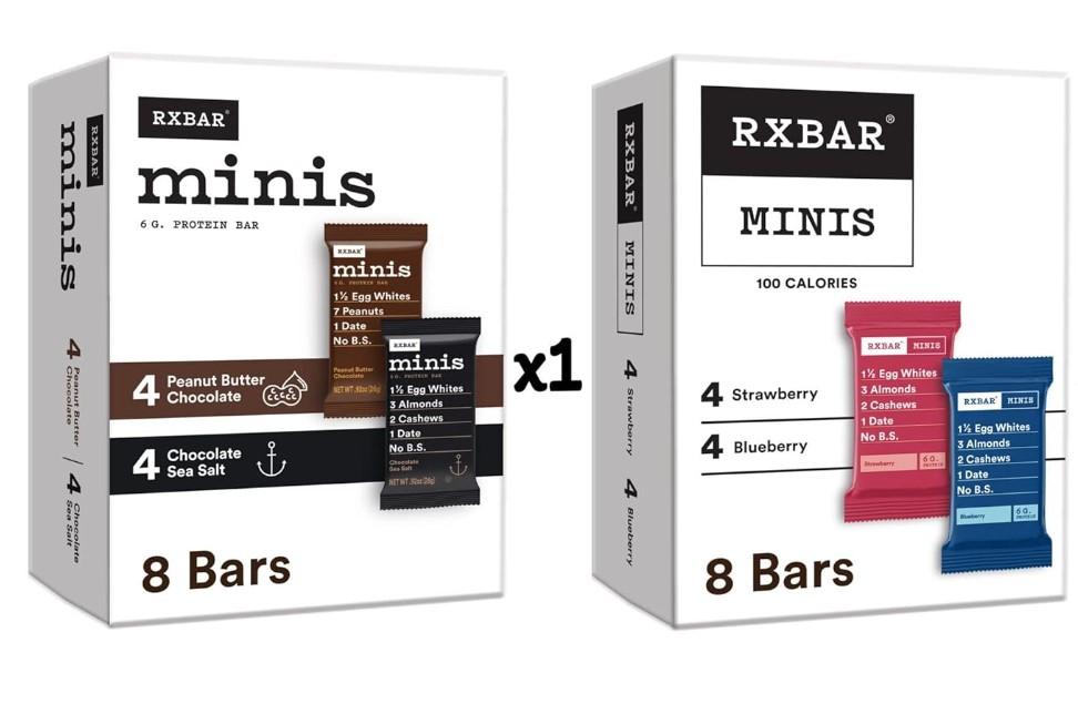 RXBAR Minis Protein Bars Variety Pack 16 Pack for $11.48