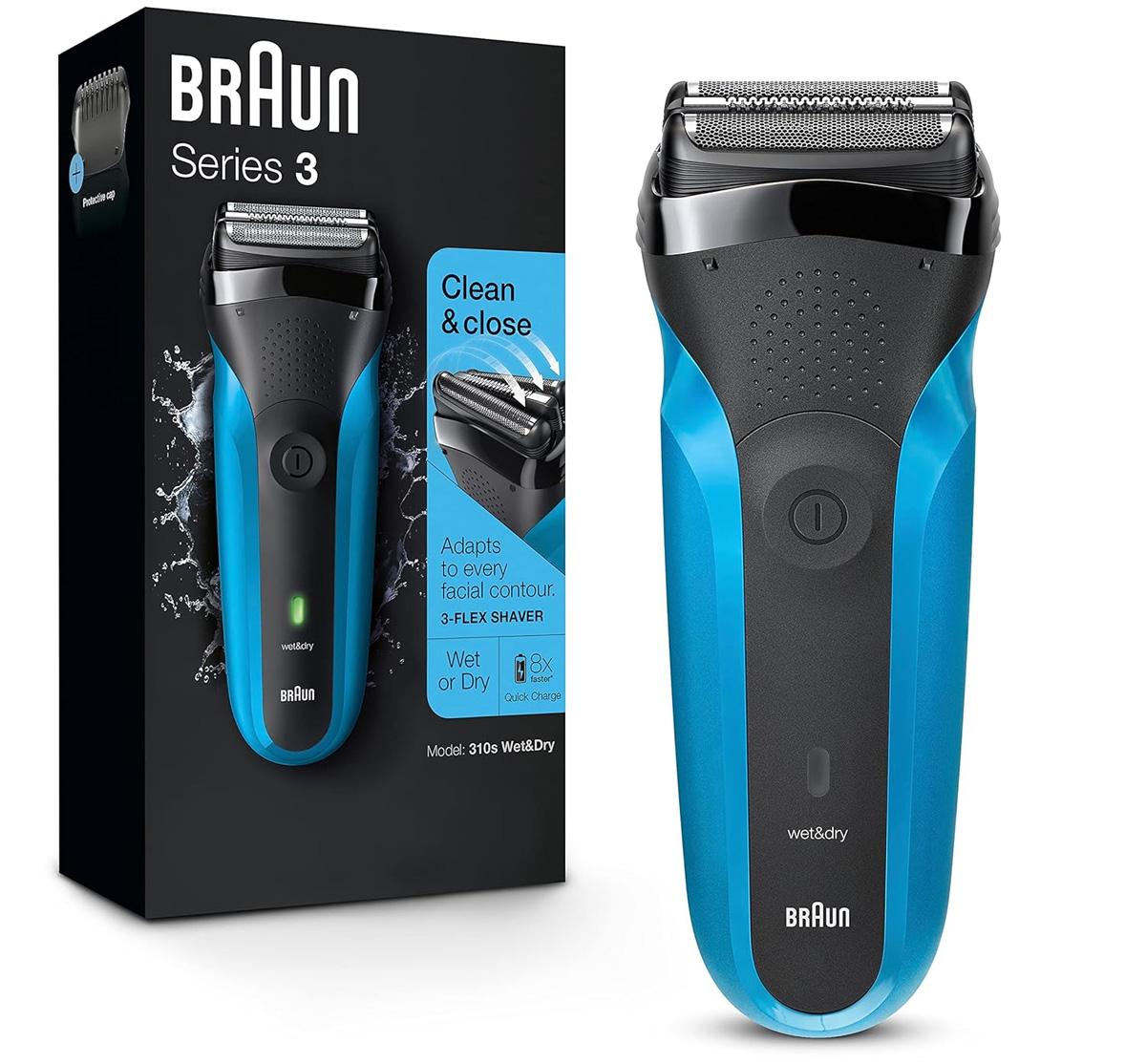 Braun Series 3 310s Rechargeable Wet and Dry Electric Shaver for $33.99 Shipped