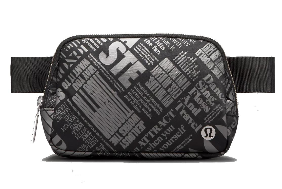 Lululemon Everywhere Belt Bag 1L Manifesto Print for $19 Shipped