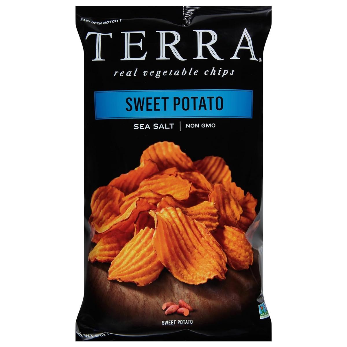 Terra Vegetable Crinkle Cut Sweet Potato with Sea Salt Chips 5oz for $2.38