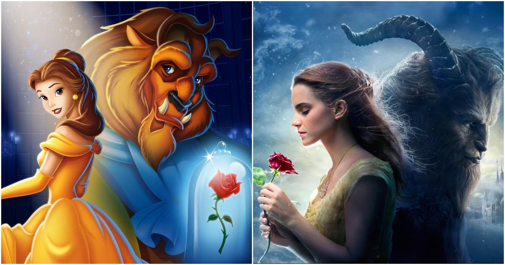 Beauty and the Beast Animated and Live Action 4K UHD Movie for $7.99
