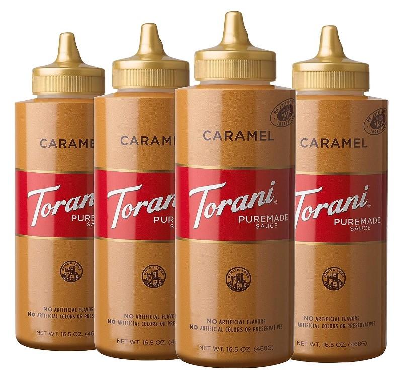 Torani Puremade Caramel Sauce 4 Pack for $15.36