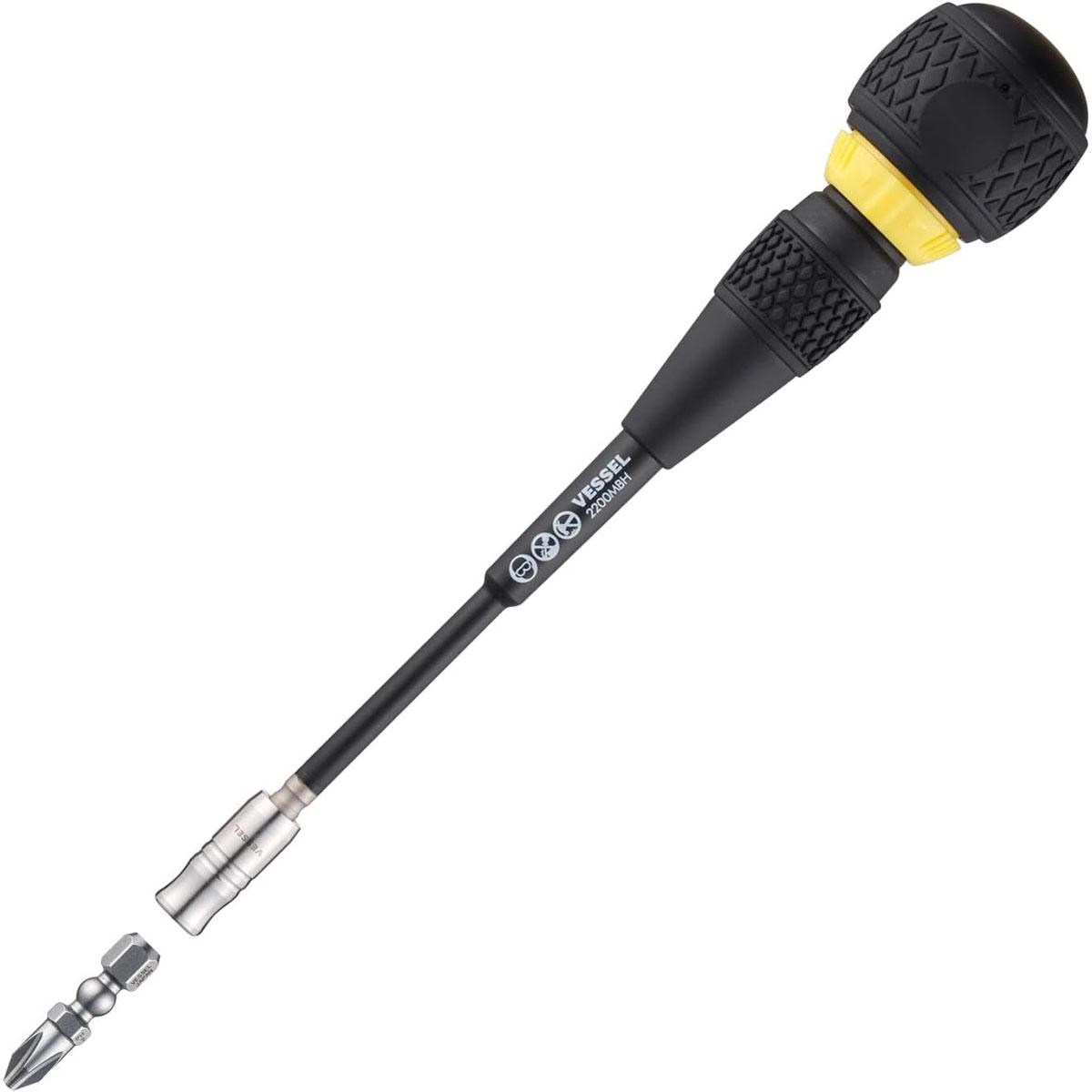 Vessel Ball Grip Ratchet Interchangeable Screwdriver for $23.76