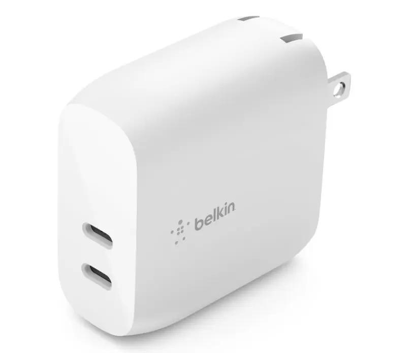 Belkin BoostCharge Dual USB-C Wall Charger for $14.99