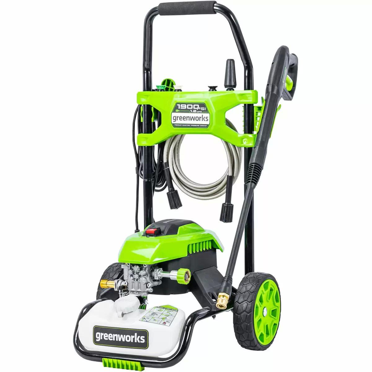 Greenworks 1900 PSI 1.2 GPM Pressure Washer GPW1900 for $119.99 Shipped