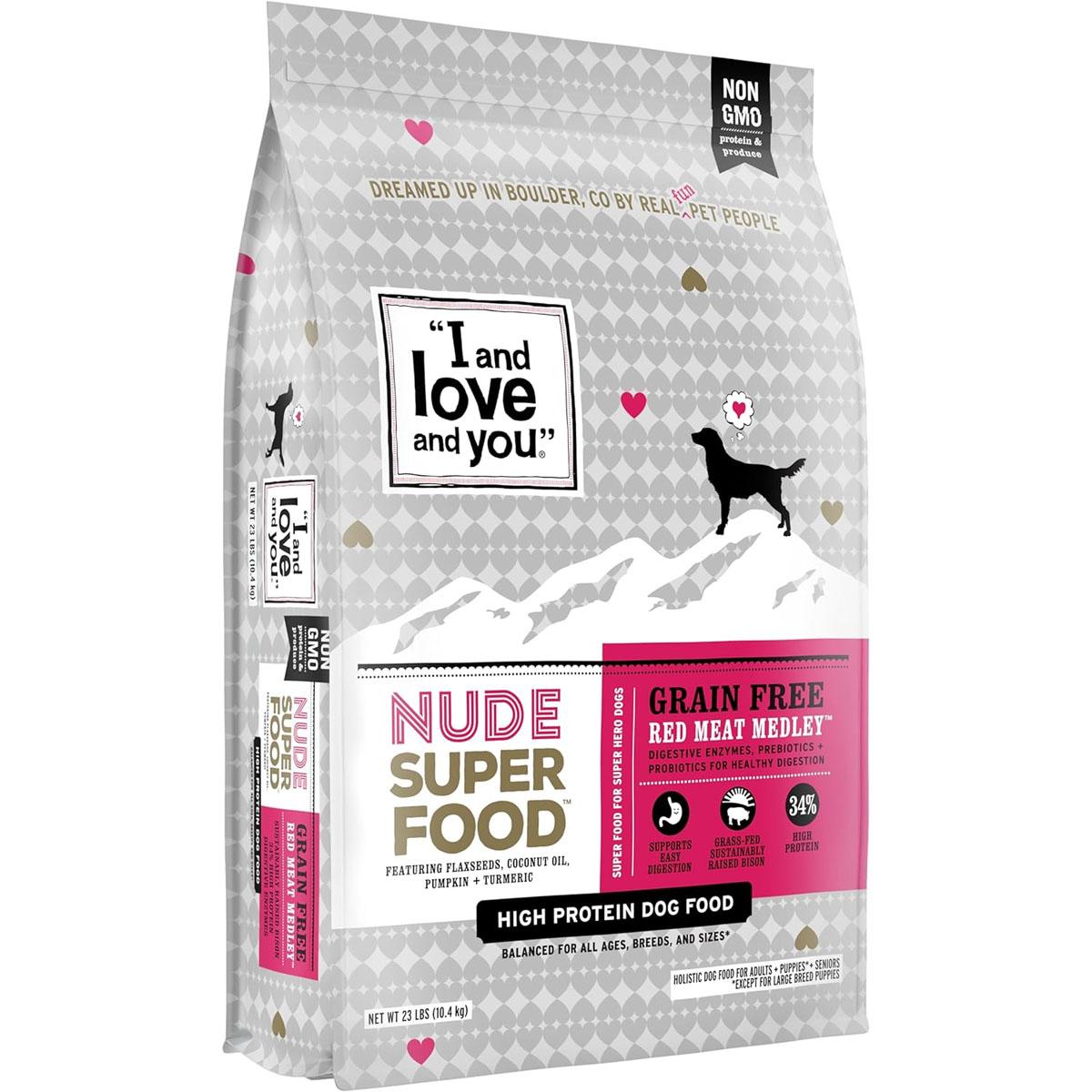 I and love and you Nude Superfood Dry Dog Food for $38 Shipped