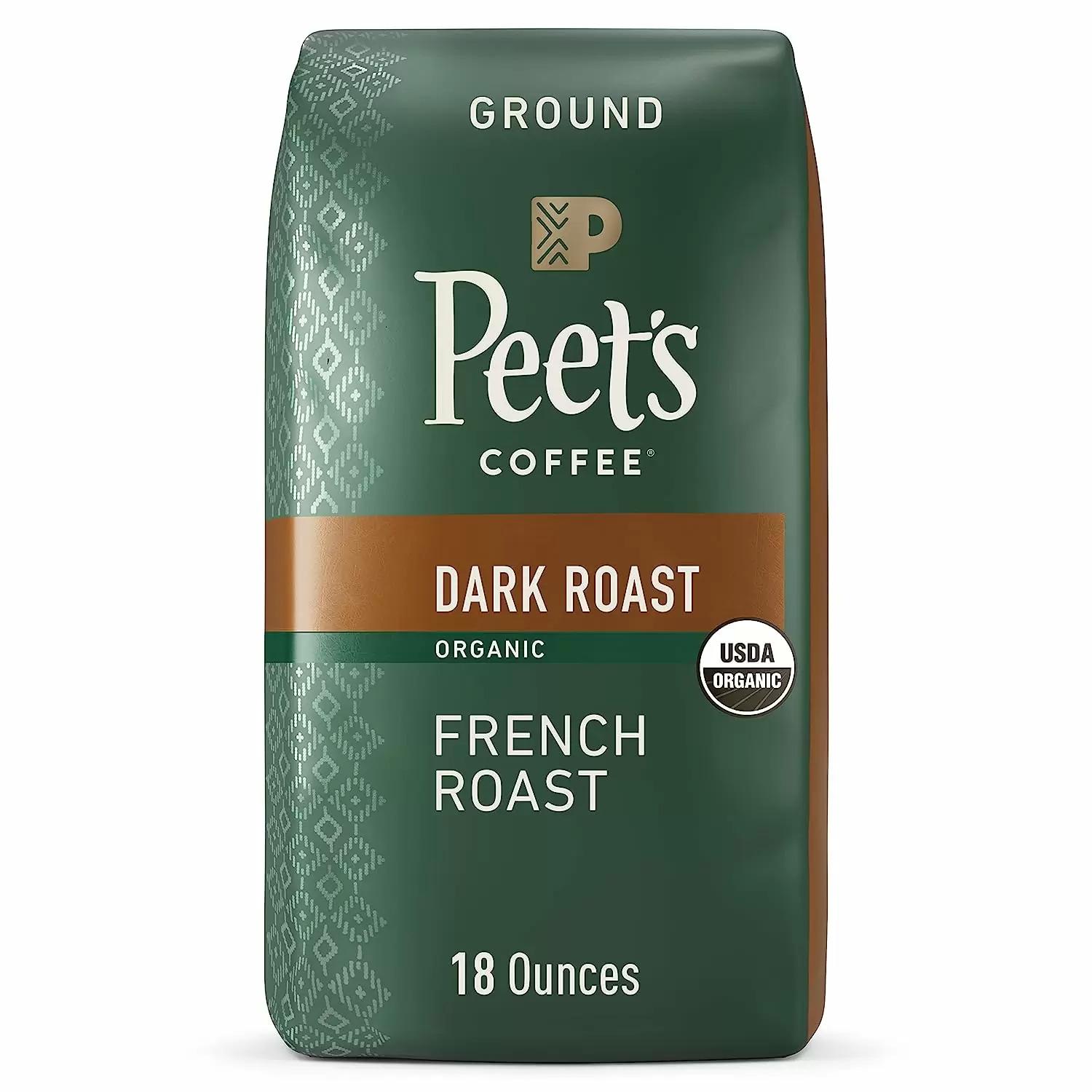Peets Coffee French Roast Dark Roast Ground Coffee for $6.93