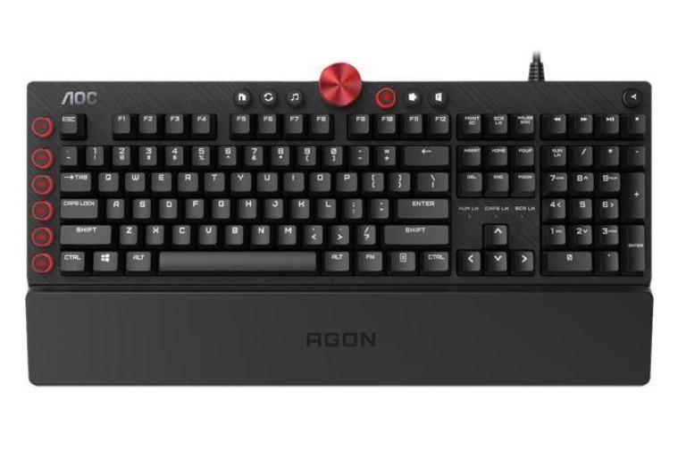 AOC Agon Tournament-Grade RGB Gaming Type-A Mechanical Keyboard for $24.99 Shipped