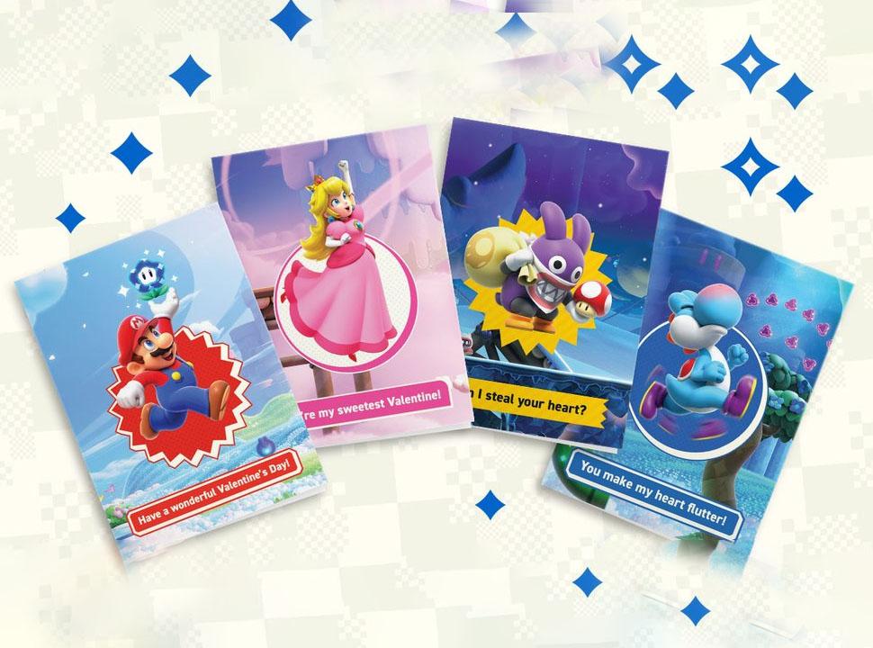 Free Printable Nintendo Valentines Day Cards and Crafts