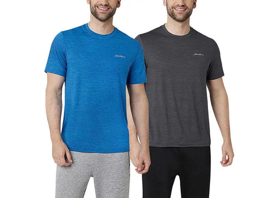 Eddie Bauer Mens Motion Crew Neck T-Shirts 2 Pack for $10.97 Shipped