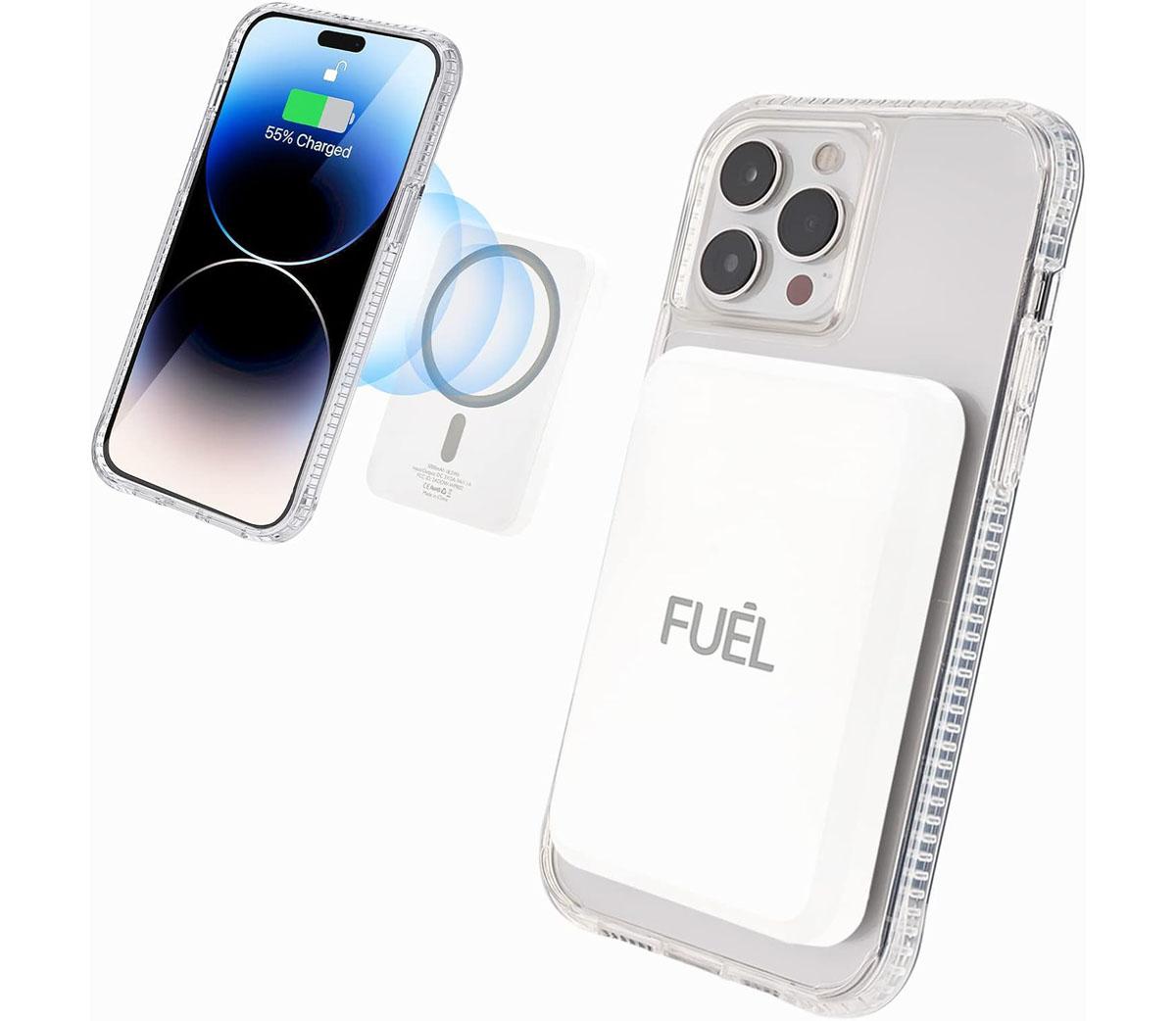 iPhone Fuel 5000 mAh Magnetic Wireless Portable Charger for $30.76