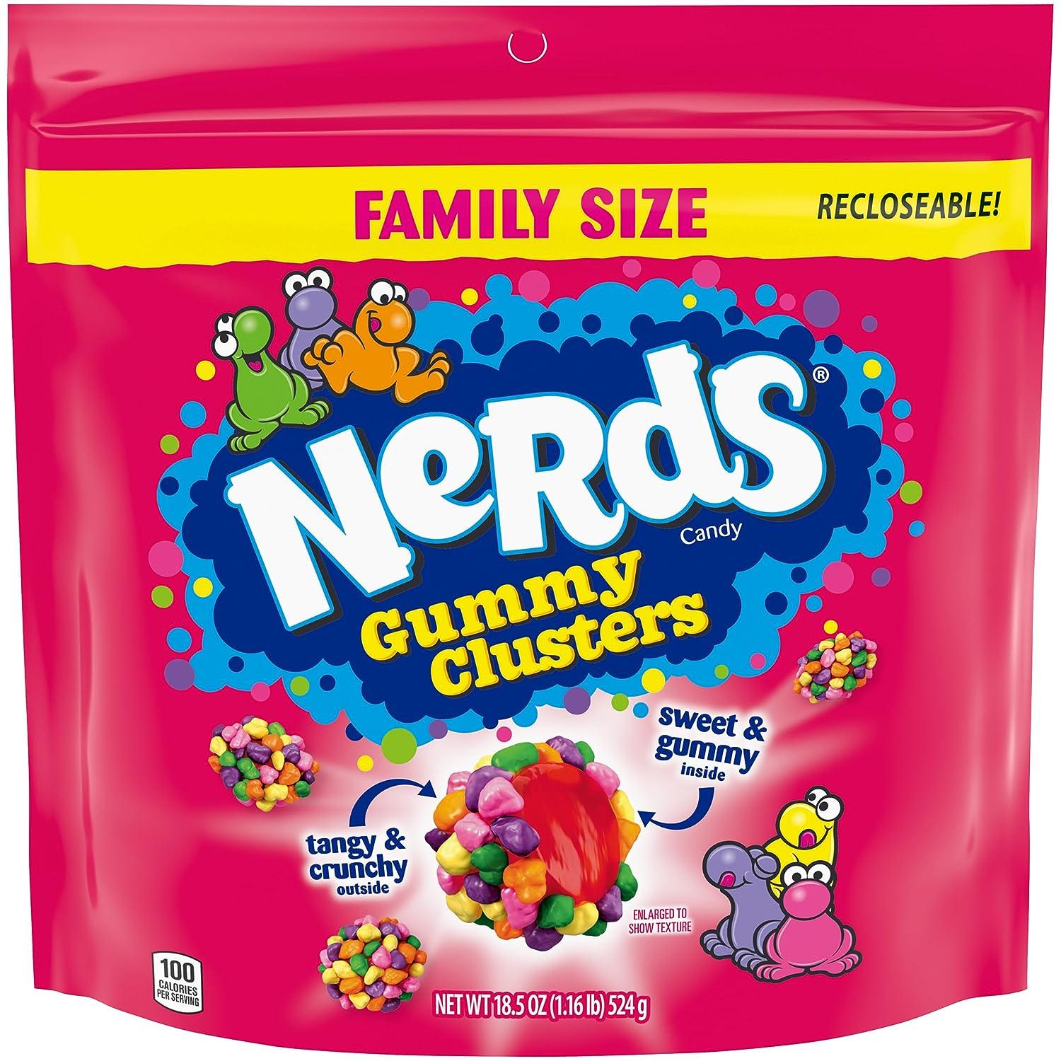 Nerds Gummy Clusters Candy Family Size Bag for $4.89