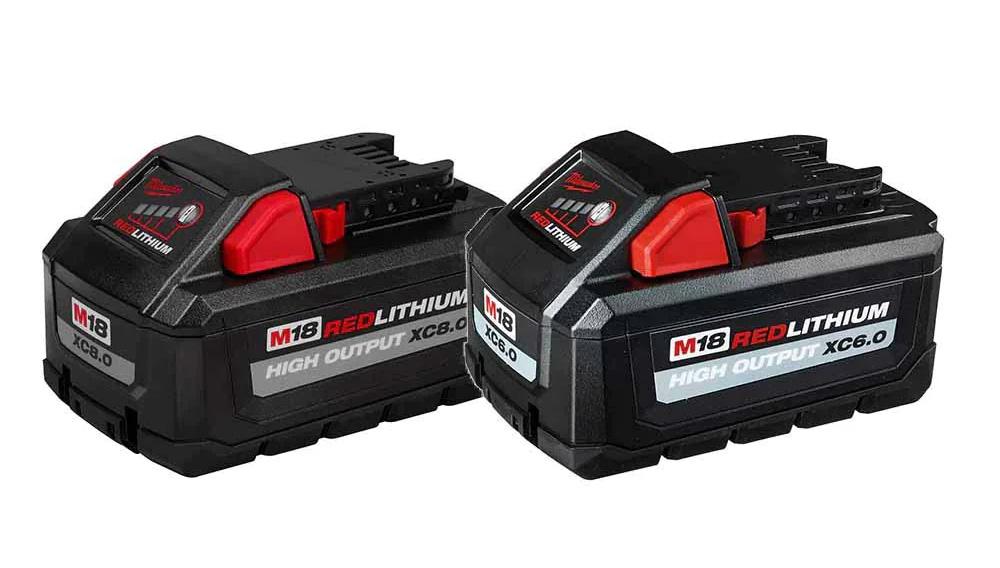 Milwaukee M18 Redlithium High Output XC 8.0 + XC 6.0 Batteries for $135.20 Shipped