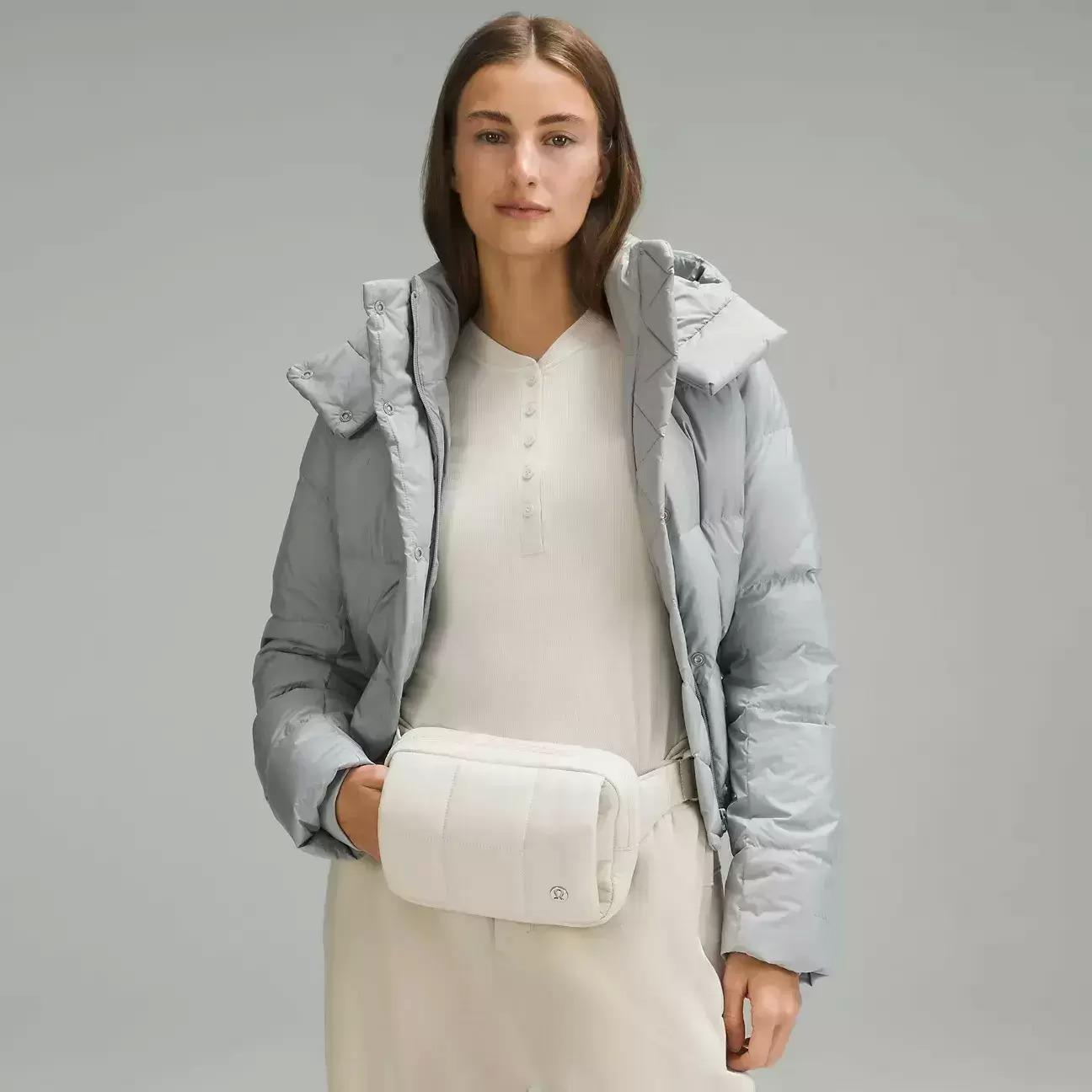 Lululemon Quilted Grid Belt Bag Hand Warmer 1.5L for $39 Shipped