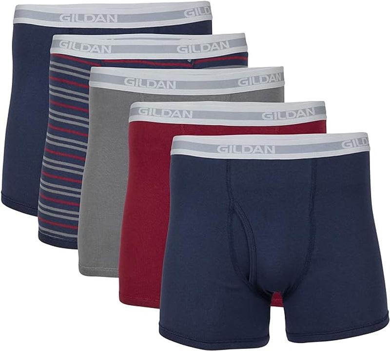 Gildan Mens Underwear Boxer Briefs 5 Pack for $11.90