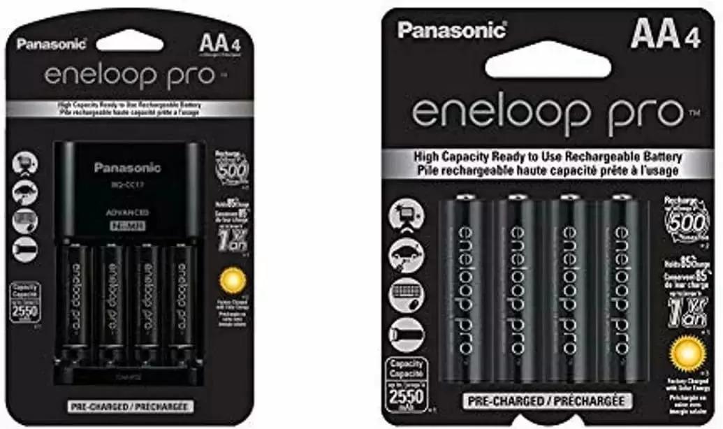 Panasonic eneloop pro Rechargeable Battery Charger Bundle with 4 AA for $29.95