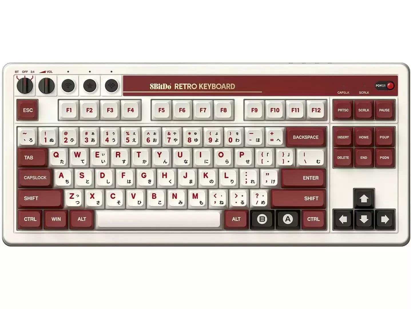 8BitDo Retro NES Nintendo Famicom Mechanical Keyboard for $69.99