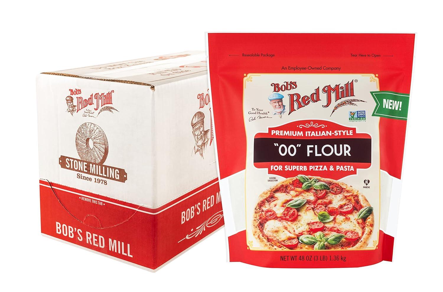 Bobs Red Mill Premium Italian-Style 00 Flour 4 Pack for $21.25