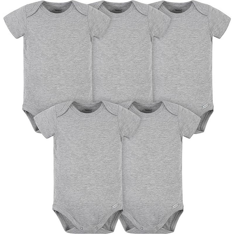 Gerber Unisex-Baby 5 Pack Onesies Multi-Packs Bundle for $10