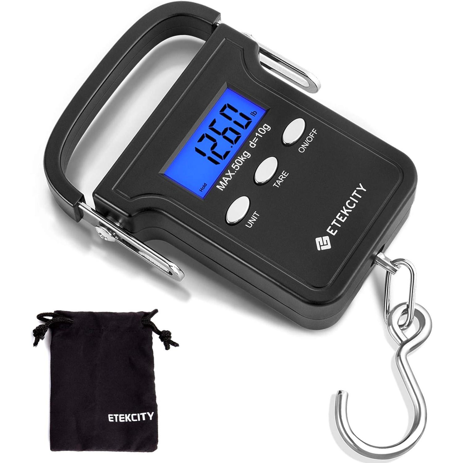 Etekcity Digital Hanging Luggage Scale for $8.48