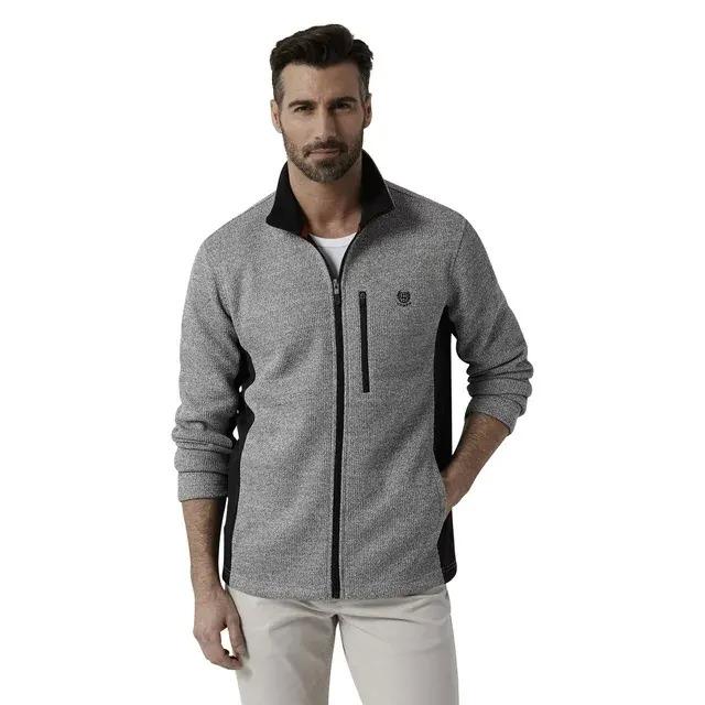 Chaps Mens Performance Full Zip Fleece Jacket for $14