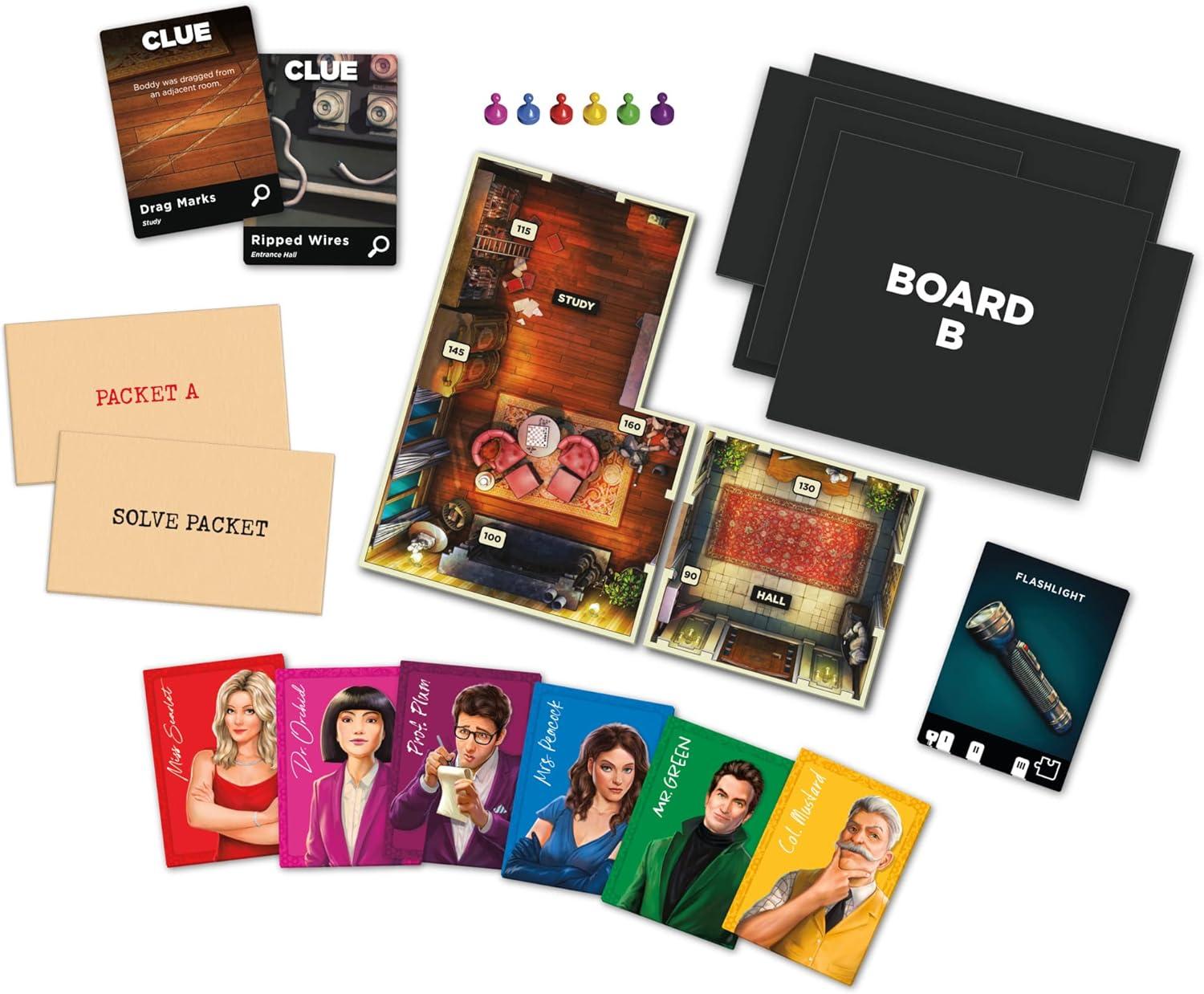 Clue Board Game Treachery at Tudor Mansion for $6.76