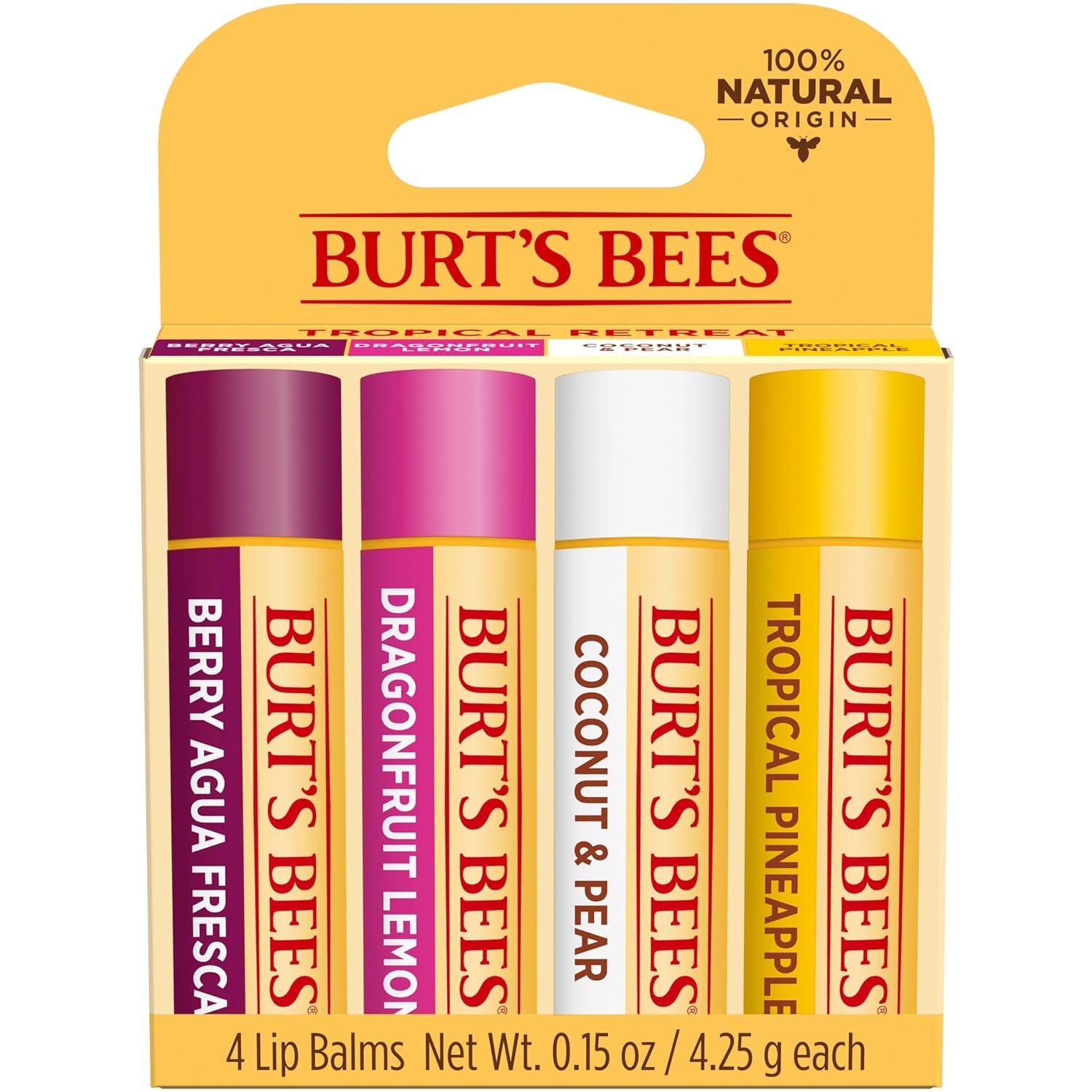 Burts Bees Lip Balm 4 Pack Deals