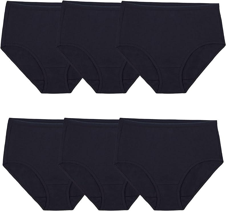Fruit of the Loom Women\'s Eversoft Cotton Brief Underwear 6-Pack for $7.98