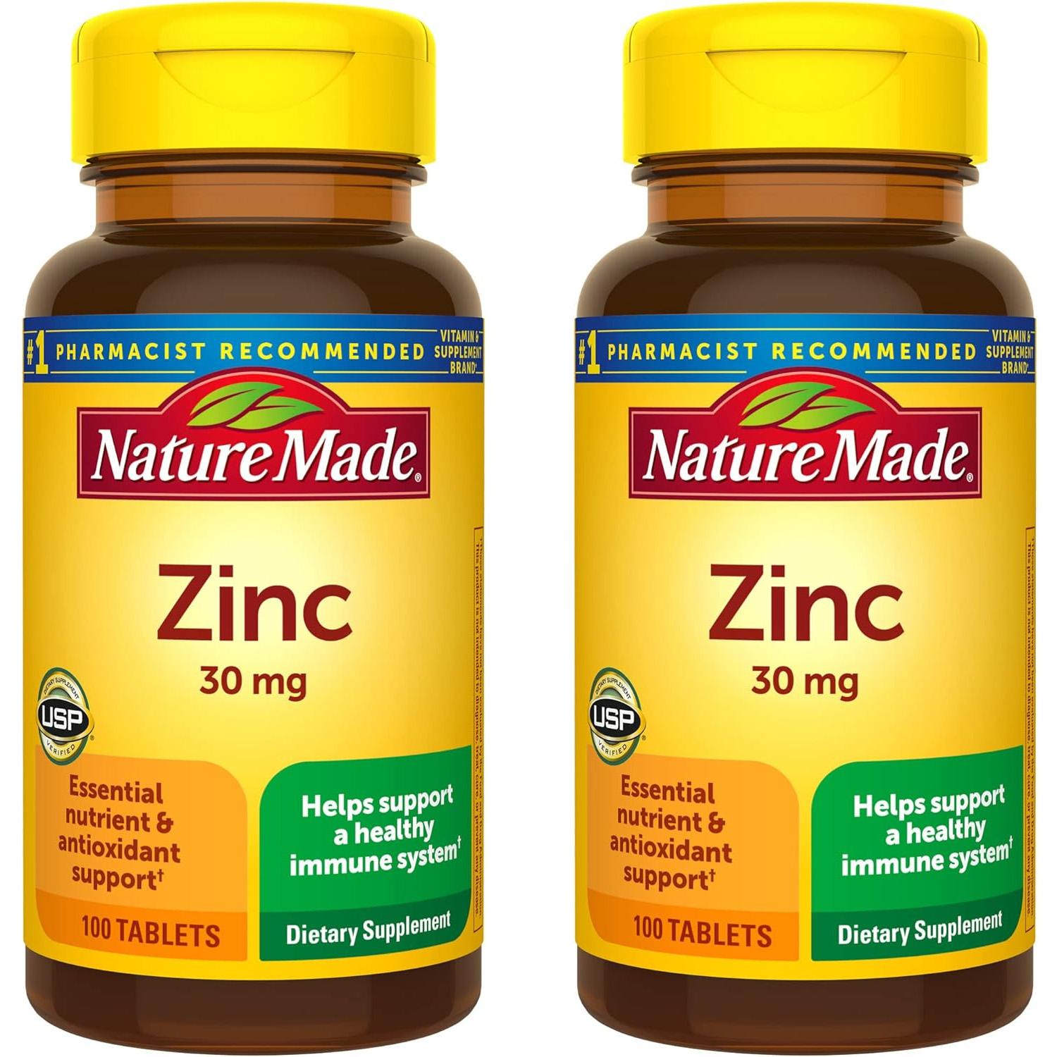Nature Made Zinc Supplement 200 Tablets for $2.74