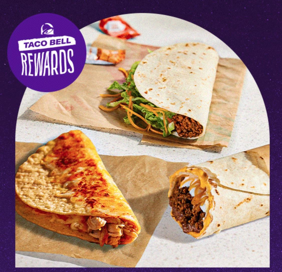 Free Taco Bell Cantina Chicken Crispy Taco or a Beefy Burrito