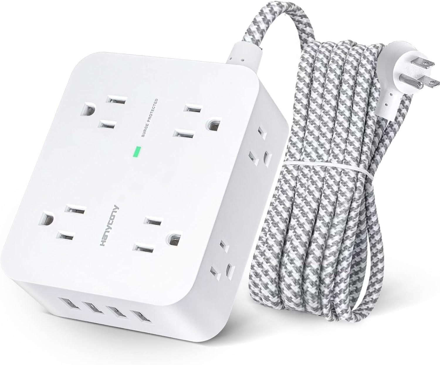Surge Protector 8 Outlet with 4 USB Power Strip for $9.99