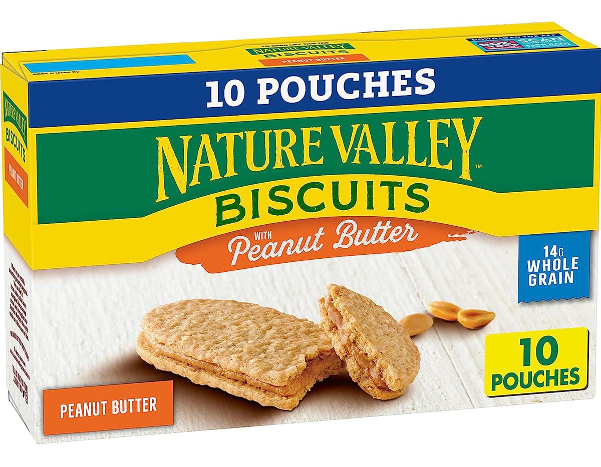 Nature Valley Biscuit Sandwiches Peanut Butter 10 Pack for $3.55