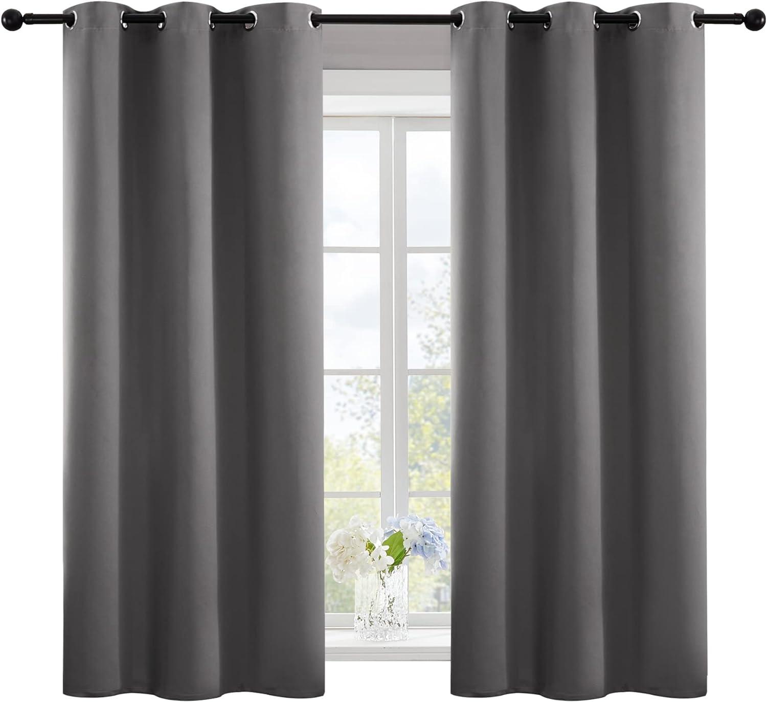 Deconovo Thermal Insulated Portable Grommet Blackout Curtains for $10.41