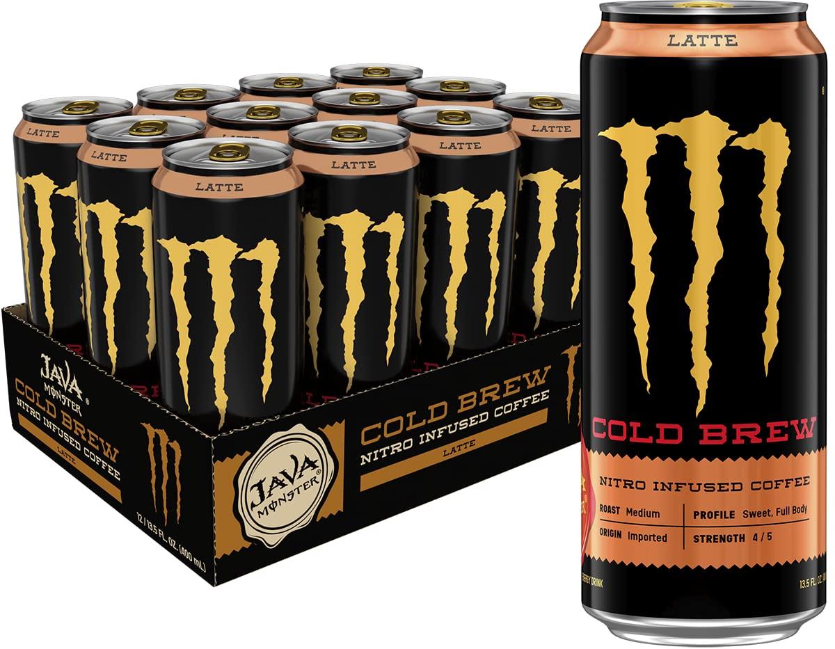 Java Monster Coffee + Energy Drink Nitro Cold Brew Latte for $12.65