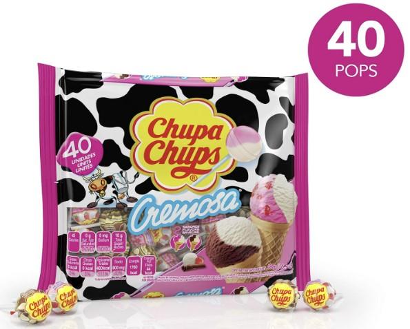 Chupa Chups Cremosa Lollipop Assortment 40 Suckers for $4.47