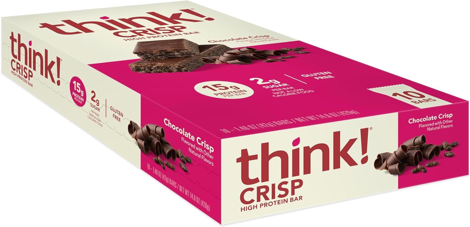 think Chocolate Crisp Protein Bars 10 Pack for $8.89