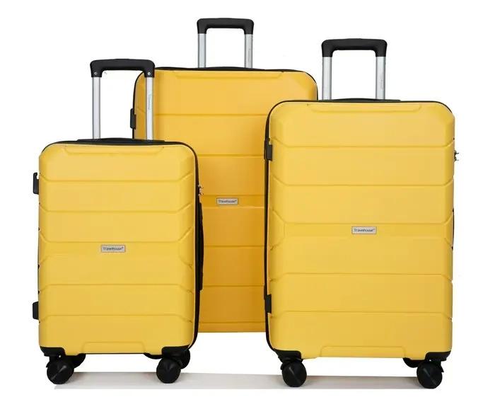 Travelhouse Hardshell Lightweight Luggage Suitcase Set for $89.99 Shipped