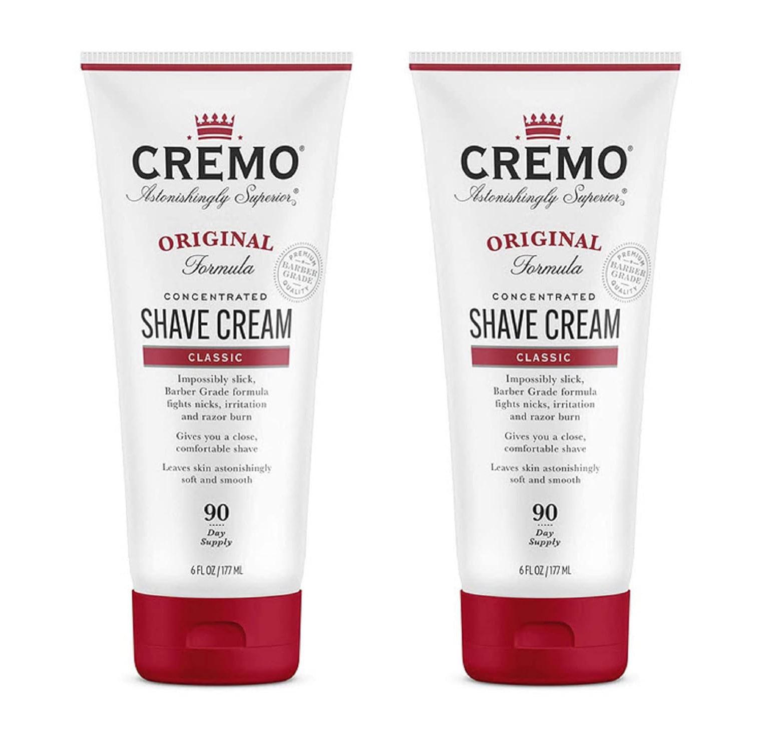Cremo Barber Grade Original Shave Cream 2 Packs for $4.90