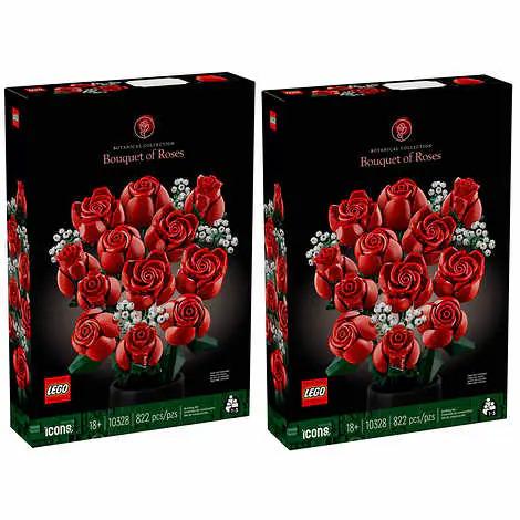 LEGO Bouquet of Roses 2-pack for $89.99 Shipped