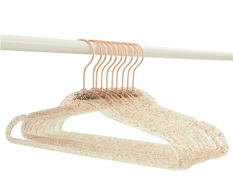 Justice Girls Non-Slip Swivel Hook Clothes Hangers 100 Pack for $9.72